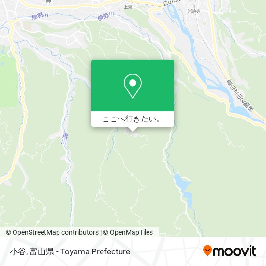 小谷地図