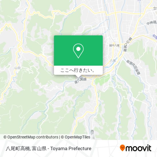 八尾町高橋地図
