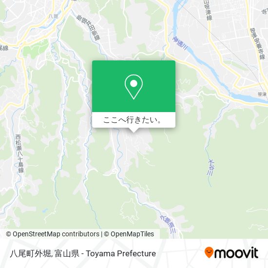 八尾町外堀地図
