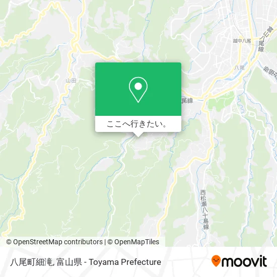 八尾町細滝地図