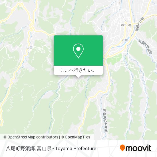 八尾町野須郷地図