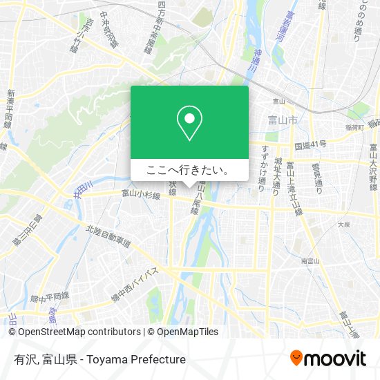 有沢地図