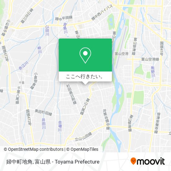 婦中町地角地図