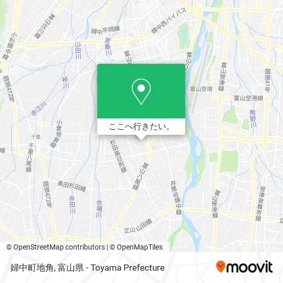 婦中町地角地図