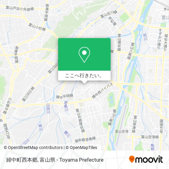 婦中町西本郷地図