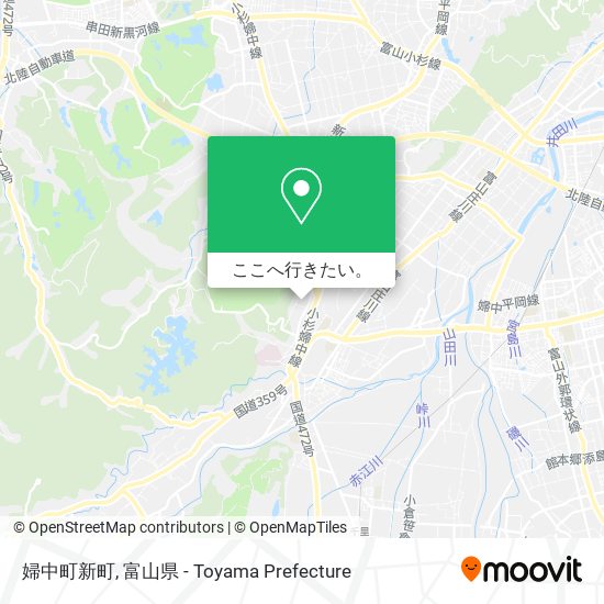 婦中町新町地図