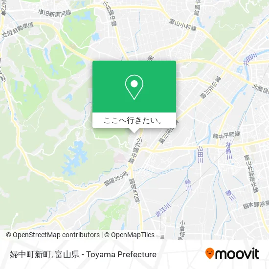 婦中町新町地図