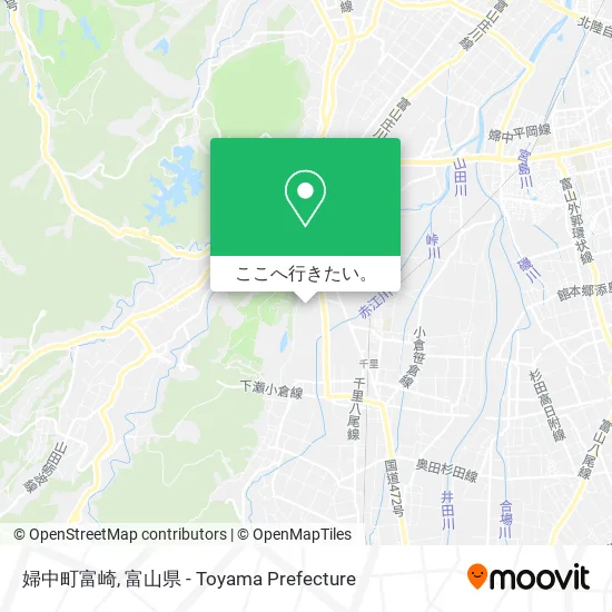 婦中町富崎地図