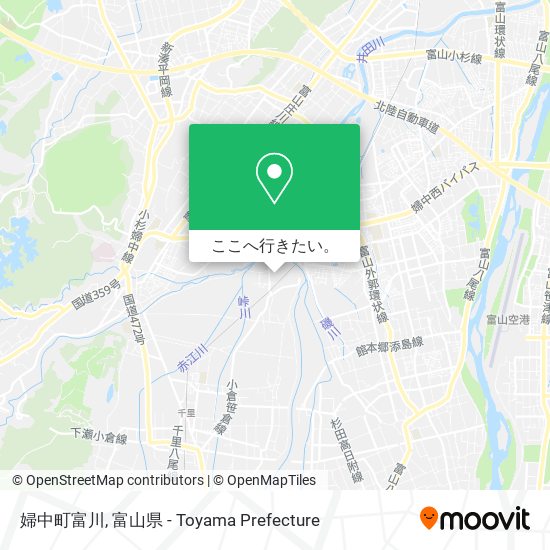 婦中町富川地図