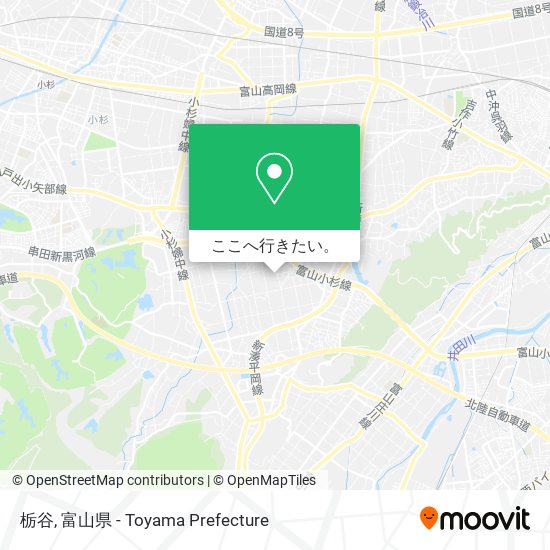 栃谷地図