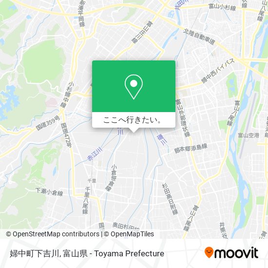 婦中町下吉川地図