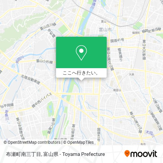 布瀬町南三丁目地図