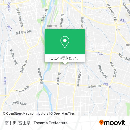 南中田地図