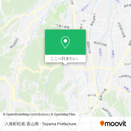 八尾町松原地図