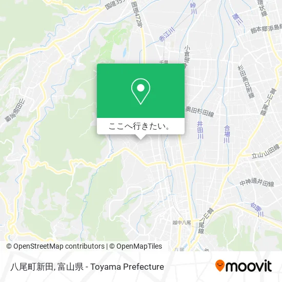 八尾町新田地図