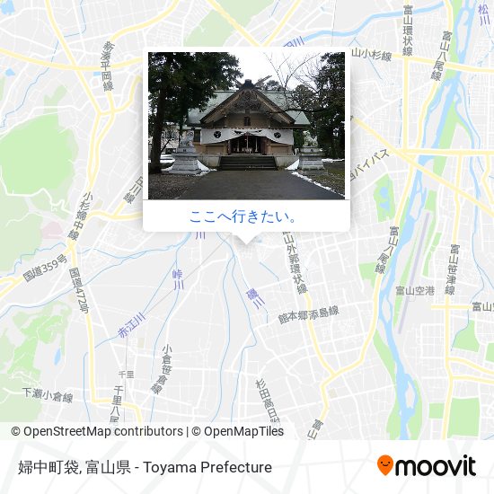 婦中町袋地図