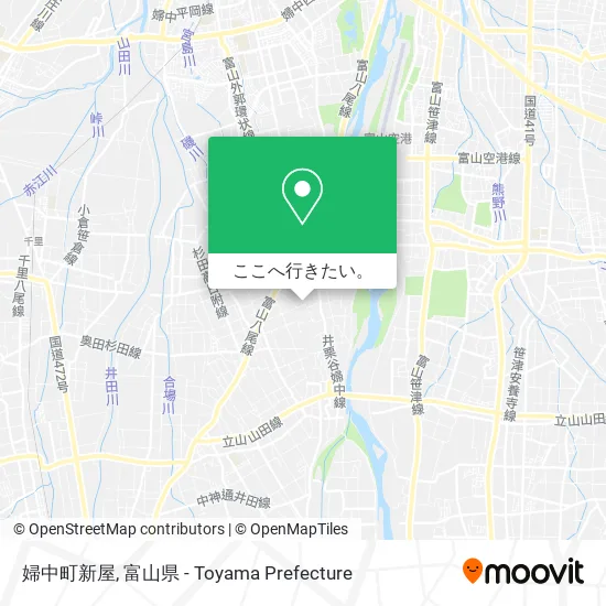 婦中町新屋地図