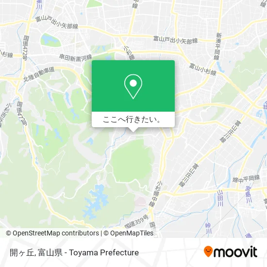 開ヶ丘地図