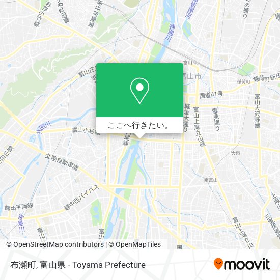 布瀬町地図