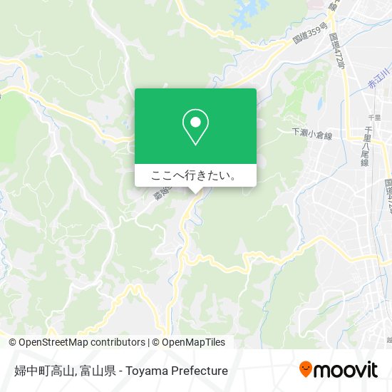 婦中町高山地図