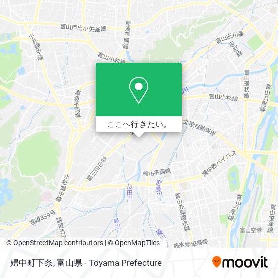 婦中町下条地図