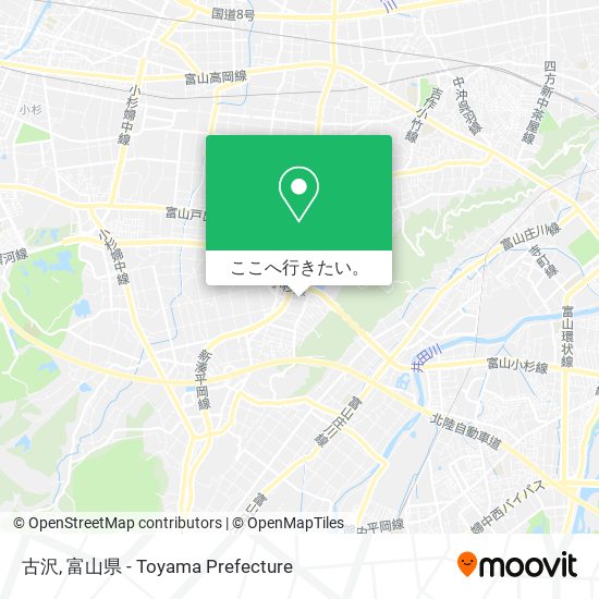 古沢地図