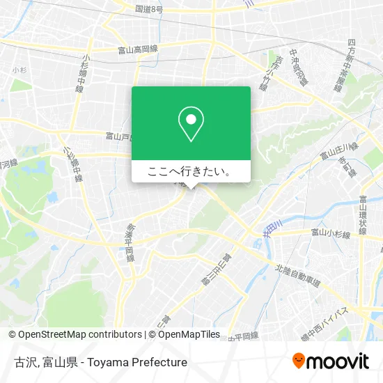 古沢地図