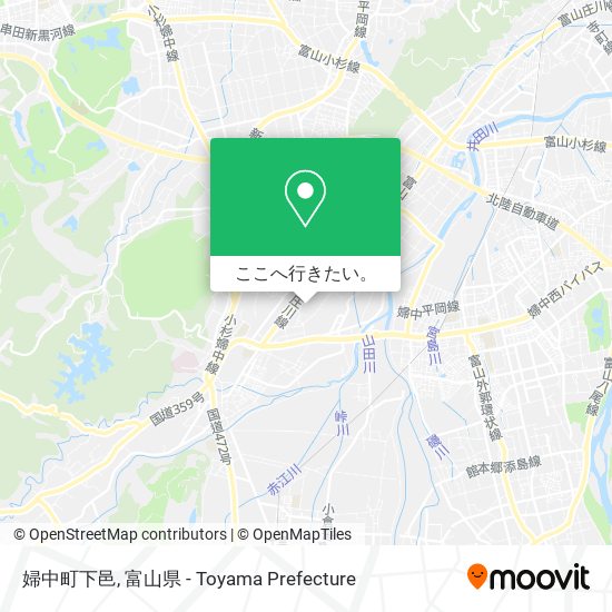 婦中町下邑地図