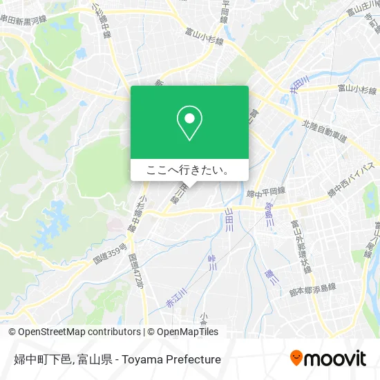 婦中町下邑地図