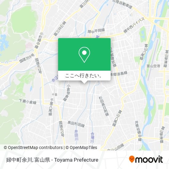 婦中町余川地図