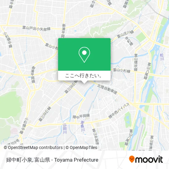 婦中町小泉地図
