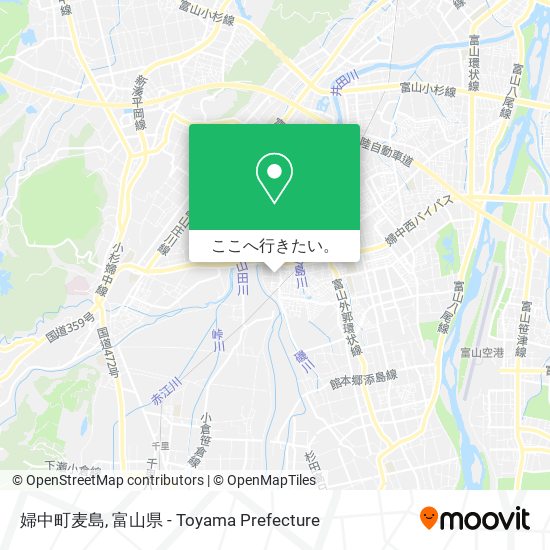 婦中町麦島地図