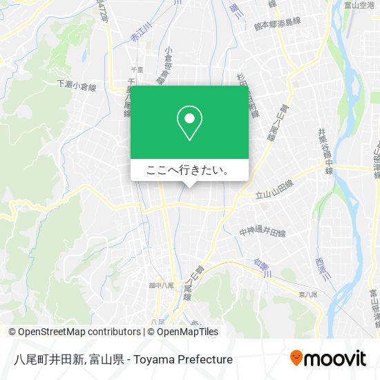 八尾町井田新地図