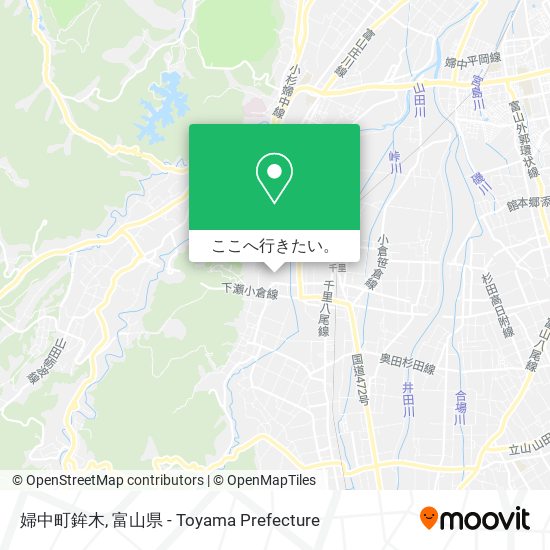 婦中町鉾木地図