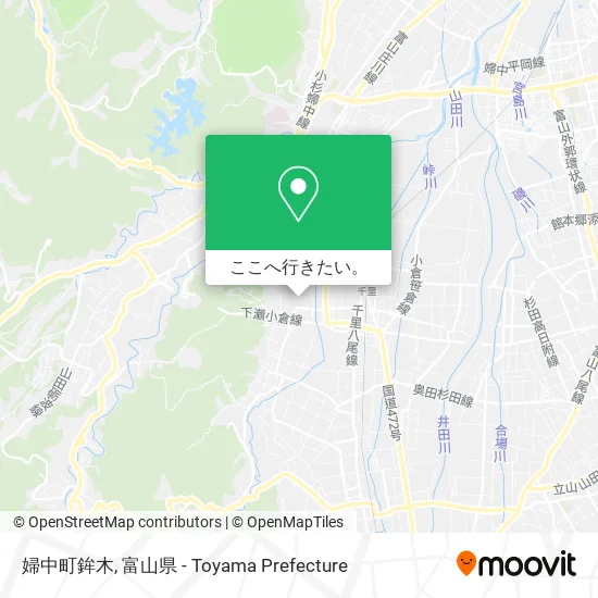 婦中町鉾木地図