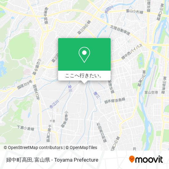 婦中町高田地図