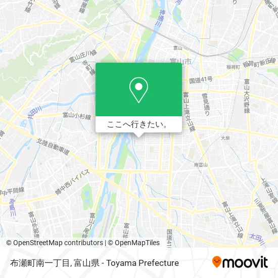 布瀬町南一丁目地図