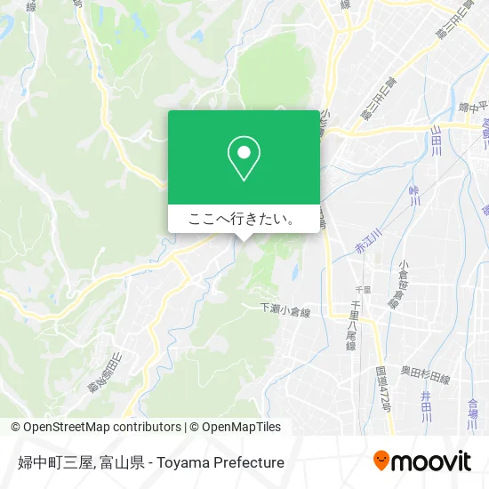 婦中町三屋地図