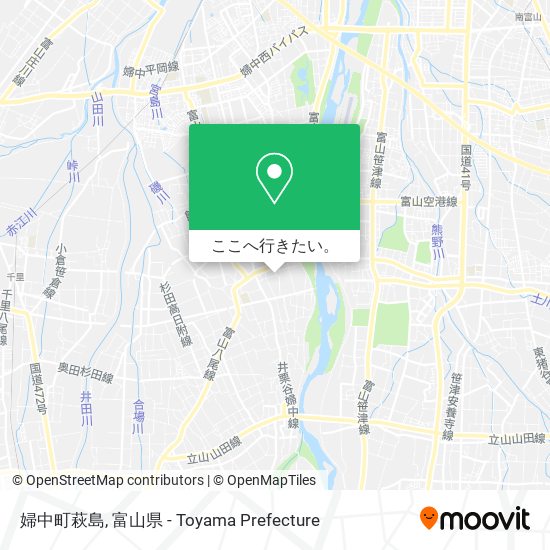婦中町萩島地図