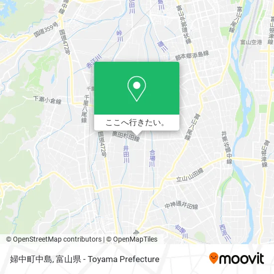 婦中町中島地図