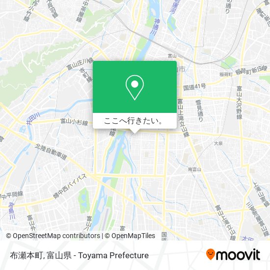 布瀬本町地図