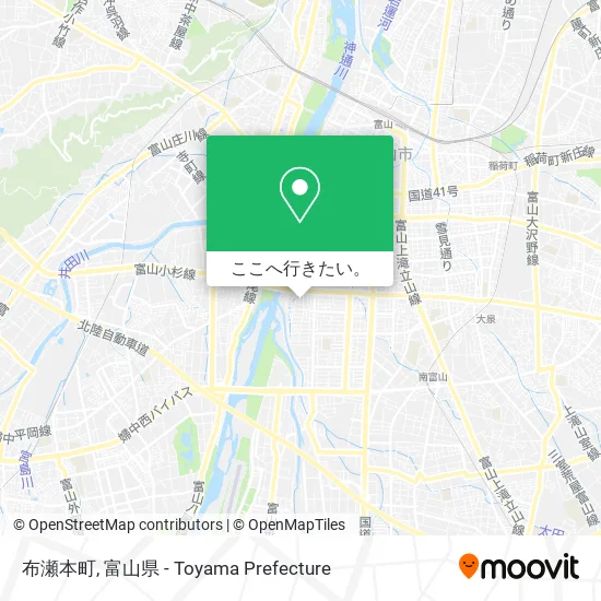 布瀬本町地図