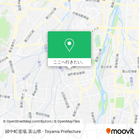 婦中町道場地図