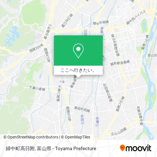 婦中町高日附地図