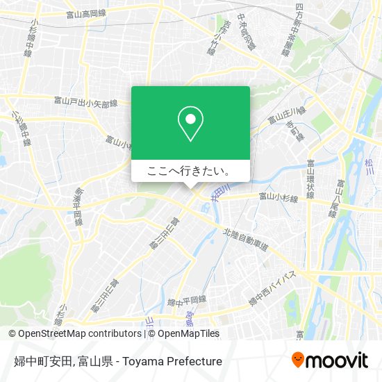 婦中町安田地図