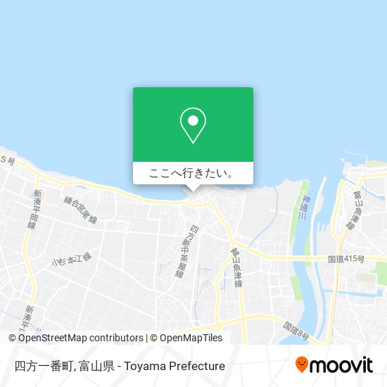 四方一番町地図