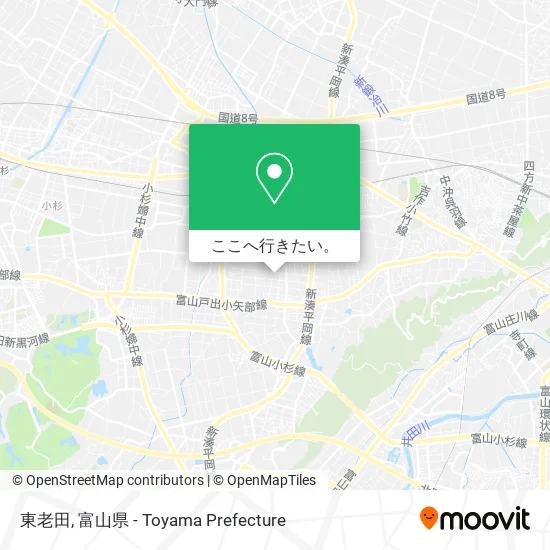 東老田地図