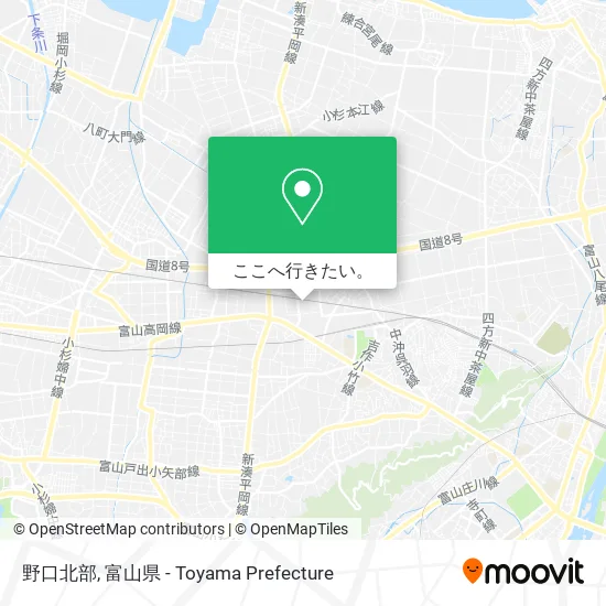 野口北部地図