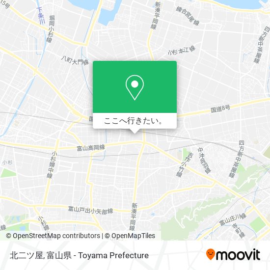 北二ツ屋地図