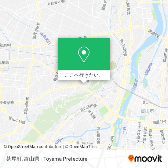 茶屋町地図